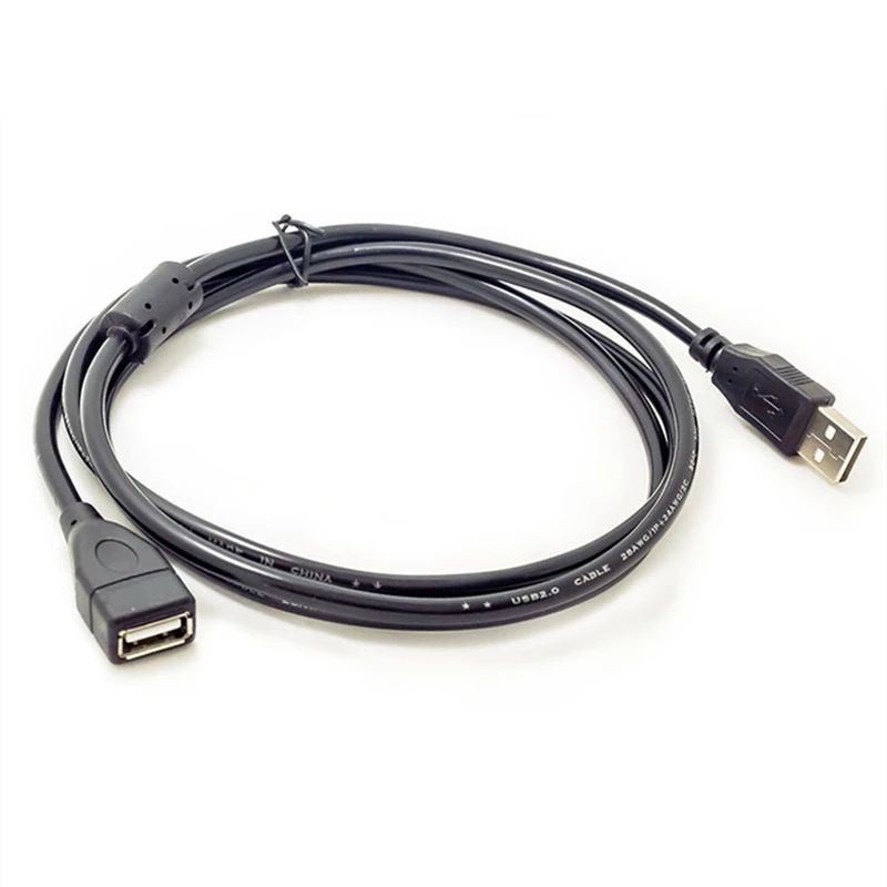 Rankman USB Extension Cable USB2.0 Datum Cable Male to Female Data Sync Extender Cord Extension Connector for Computer PC Mouse