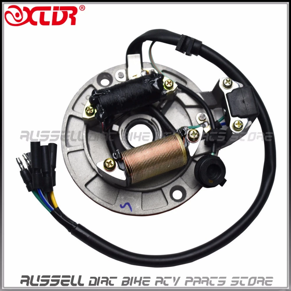 Lifan 125cc Magneto Stator For Most Of Lf 125cc Kick Start Engine Dirt Pit Bike Atv Quad Parts Motorcycle Ignition Aliexpress