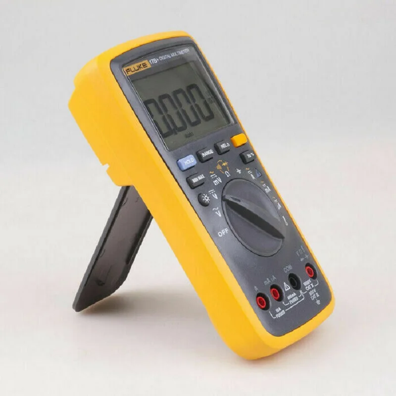 Fluke 17B + Multimeter Digital Multifungsi Presisi Tinggi 4000 AC / DC Meteran Frekuensi Kapasitansi Saat Ini Tahan - AliExpress
