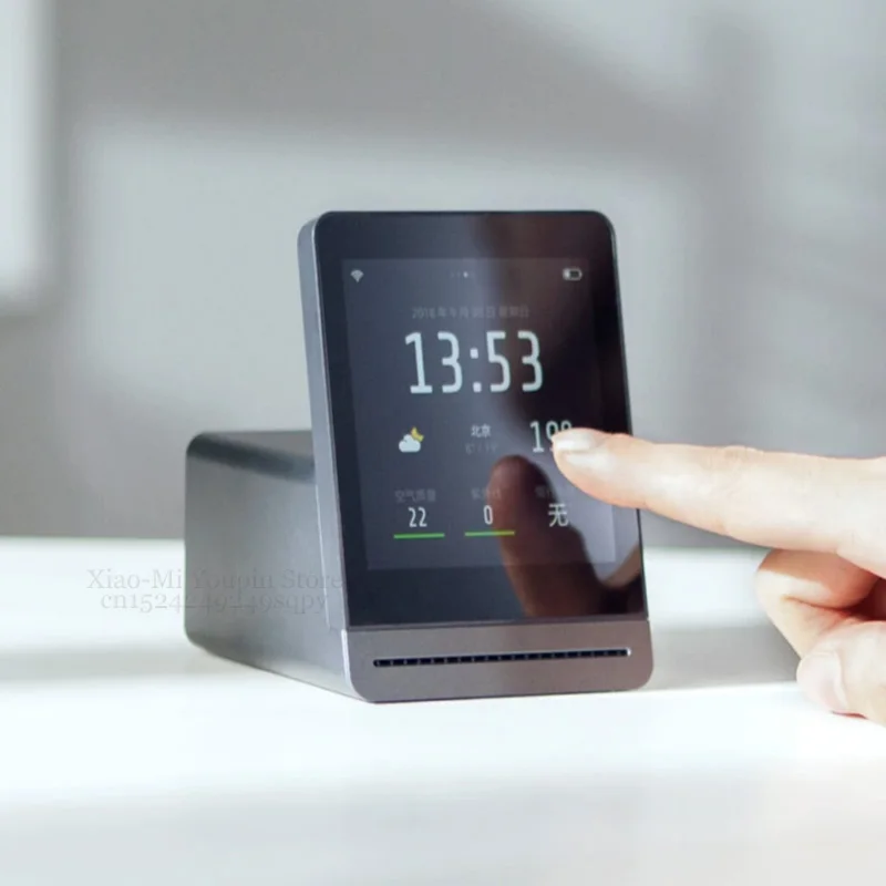 Xiaomi Clear Grass Air Detector 3," ips сенсорный экран для мобильного управления комплексным монитором PM2.5 управление через приложение для внутреннего и наружного использования