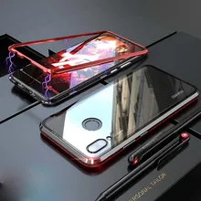Магнитная Adorption металлический бампер для случая huawei Nova 3 Чехол прозрачный Стекло твердый переплет СПС huawei Nova 3i случае P20