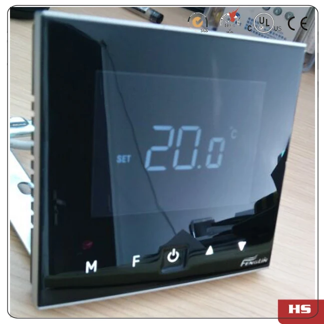 Power reset Smart Home HVAC touch button room thermostat with 5KW 100-240VAC цена Power reset Smart Home HVAC touch button room thermostat with 5KW 100-240VAC цены онлайн