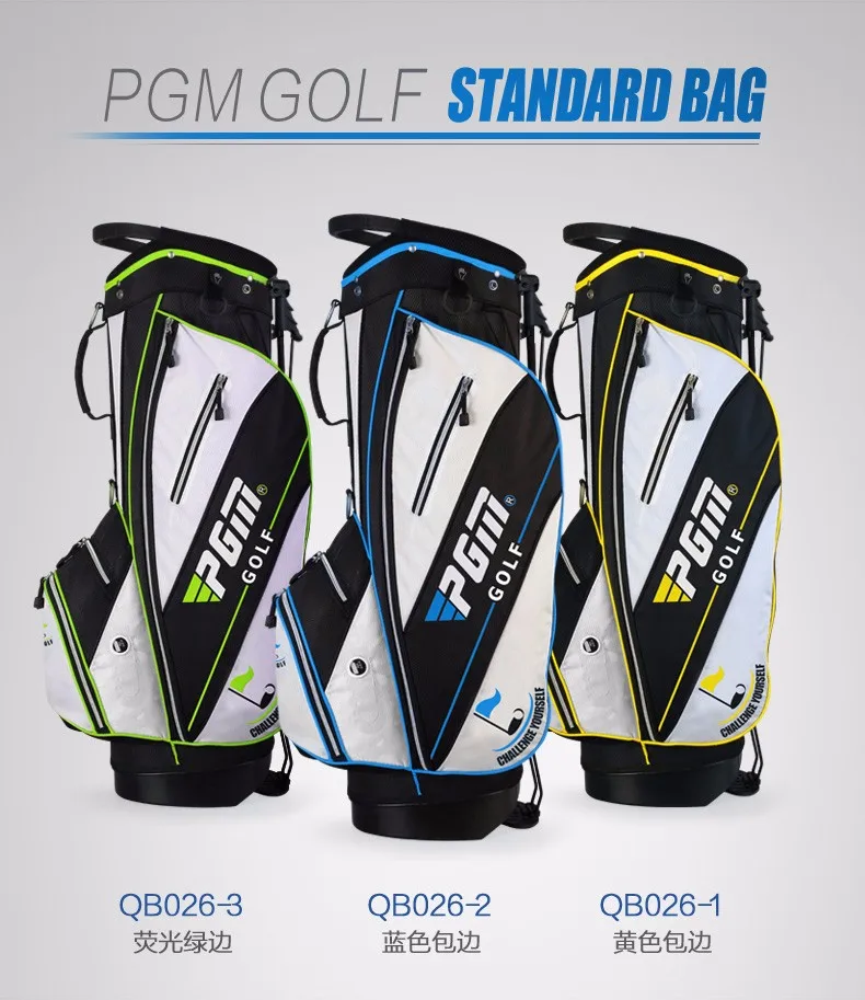 Golf Club Carry Bag with Stand Cover Mens Womens Carry Light PGM Sport