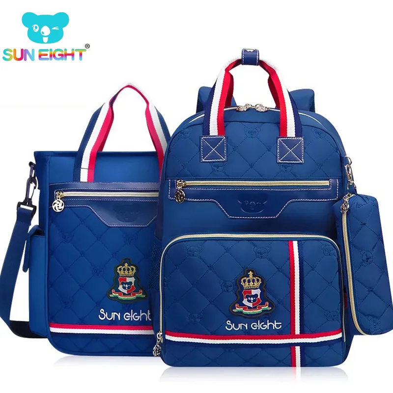 SUN EIGHT Orthopedic font b School b font font b Bag b font For Girl Waterproof