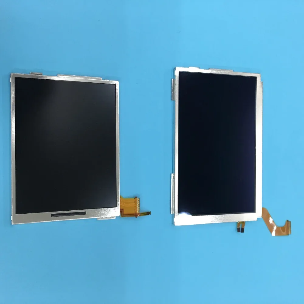 Original Top Upper LCD Display Screen down lcd for Nintendo 3DS LL 3DS