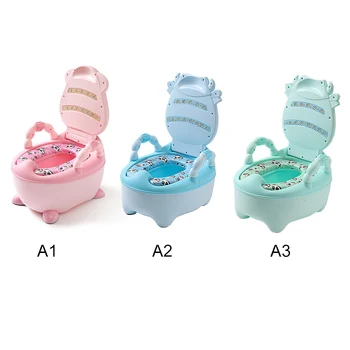 

MrY Cartoon Portable Baby Pot Toilet Seat Pot Kids Potty Training Seat Child with Soft Mat Children's Potty Bowl Pot Training Toilet