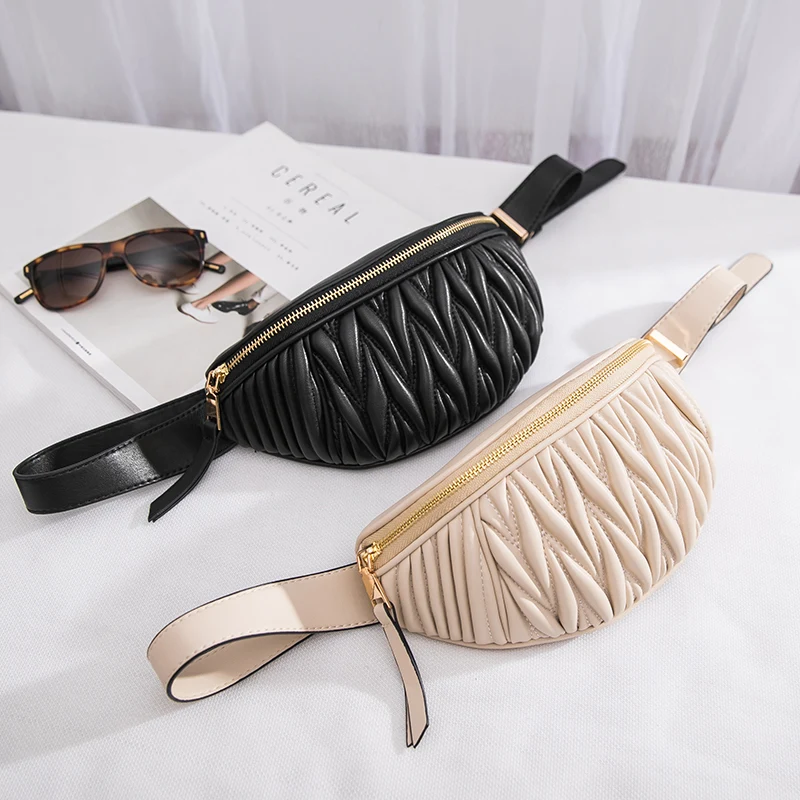 

women waist bags designer diamond lattice waist packs fashion leather chest bag 2018 crossbody bags multifunction shoulder bags