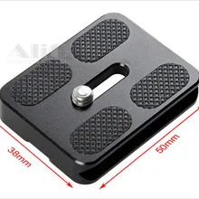 Штатив монопод шаровой головкой quick release plate глава 38x50 мм для Arca Swiss Benro B-1 J-1 N-1 TB-1 ballhead PU50 DSLR аксессуары