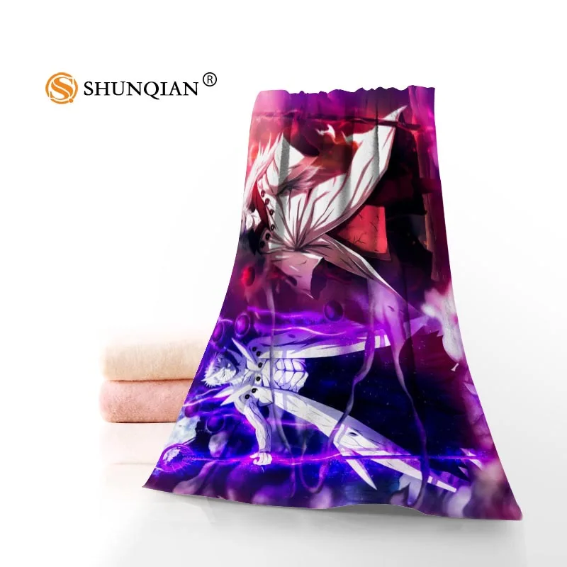 Custom Naruto Anime Towel Printed Cotton Face/Bath Towels Microfiber