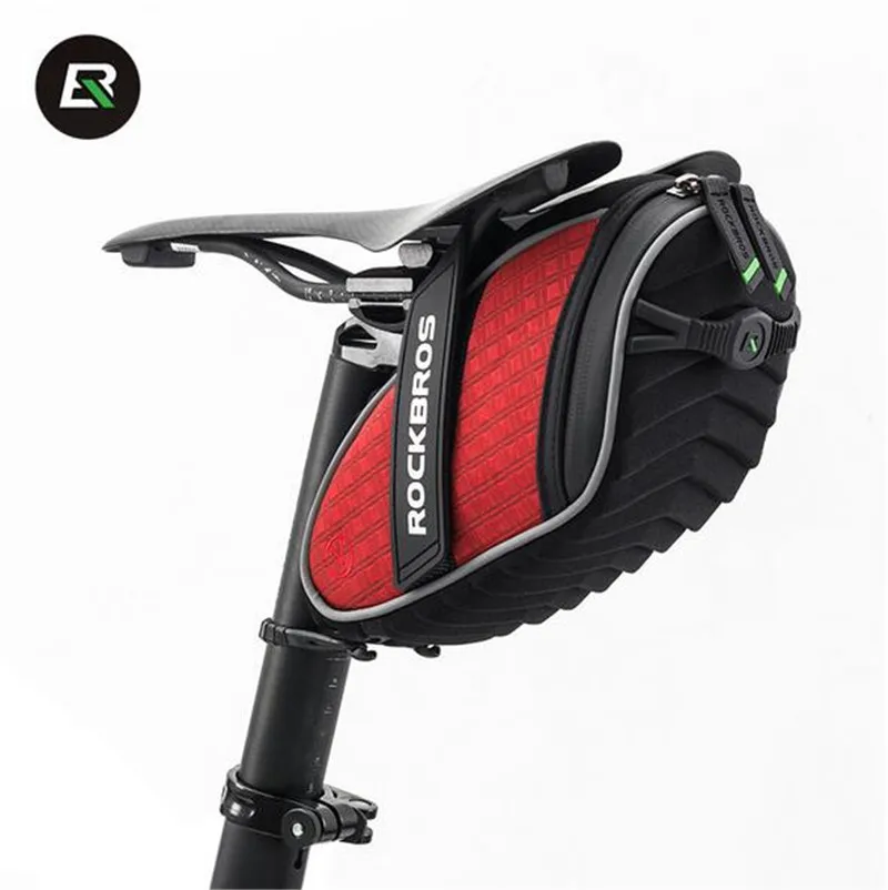 ROCKBROS Bicycle Bag Rainproof 3D Shell Rainproof Saddle Bag Reflective Rear Cycling Rear Seatpost Bag MTB Bike Accessories ROCKBROS Bicycle Bag Rainproof 3D Shell Rainproof Saddle Bag Reflective Rear Cycling Rear Seatpost Bag MTB Bike Accessories