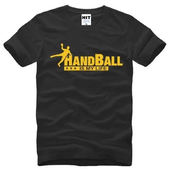 2019 Fashion Hot Sale Handball Is My Life Black Short Sleeve Men's T-Shirt Size S-3XL Tee shirt |