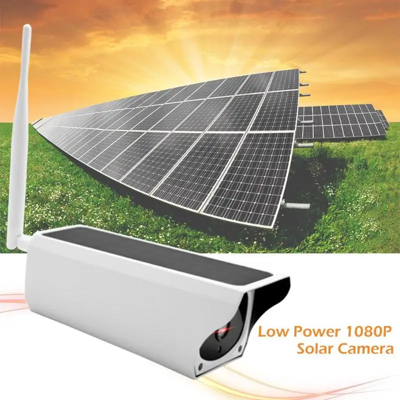 

1080P Full-HD Solar IP Camera 2MP Wireless WiFi IP67 Waterproof Camcorder Home Security Protection Video Surveillance Camera new
