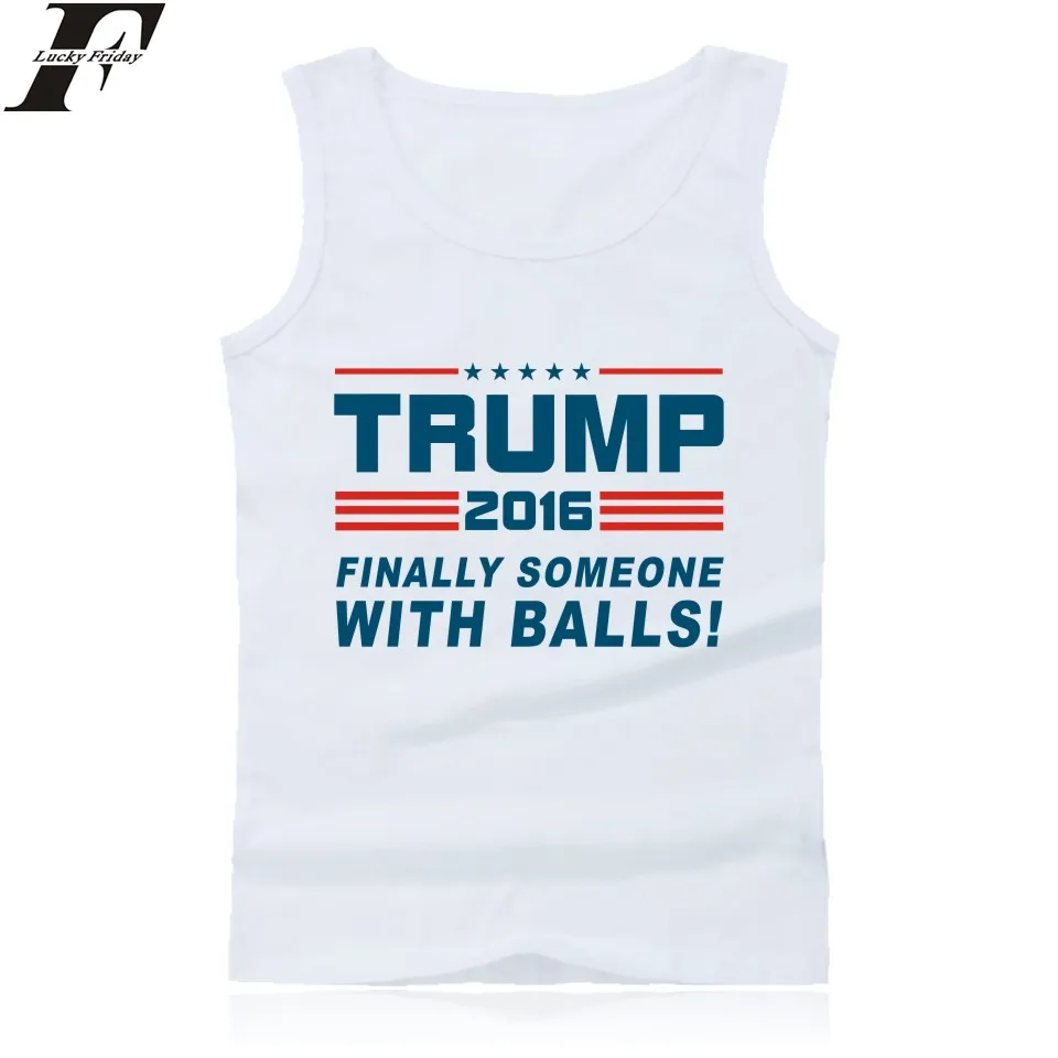 LUCKYFRIDAYF Donald Trump Summer Tank Top Men Street Vest and Make America Great Again Bodybuilding Sleeveless Shirts Plus Size LUCKYFRIDAYF Donald Trump Summer Tank Top Men Street Vest and Make America Great Again Bodybuilding Sleeveless Shirts Plus Size
