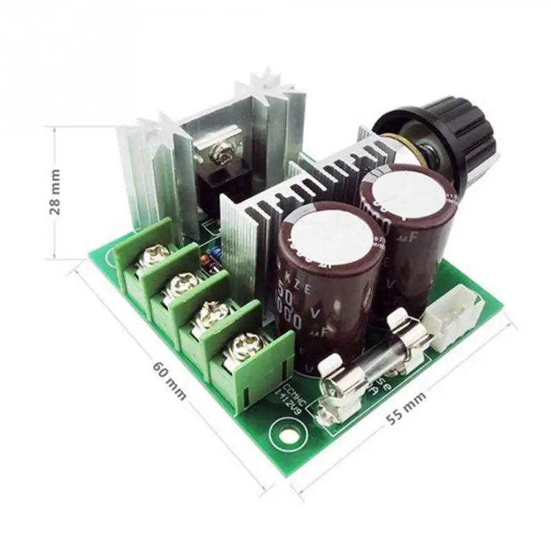 DC 12V~ 40V 10A 13kHz PWM переключатель управления скоростью двигателя контроллер Лер вольт регулятор диммер Электрический PCBA сборка DC мотор платы