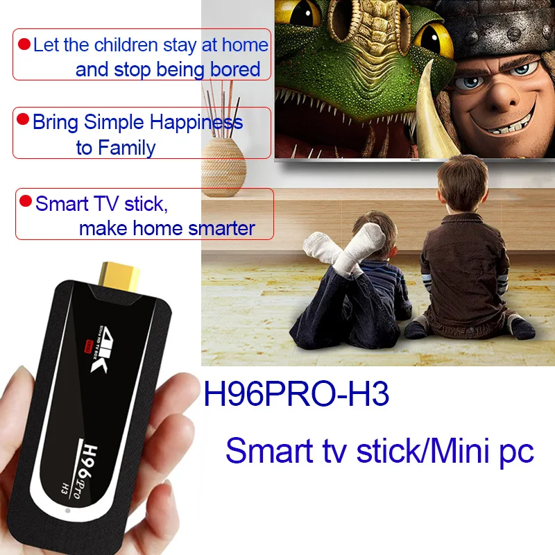 ТВ ключ палка H96 Pro H3 Amlogic S905X 2 ГБ 16 Android 7 1 Мини ПК|android wifi|android androidtv android |