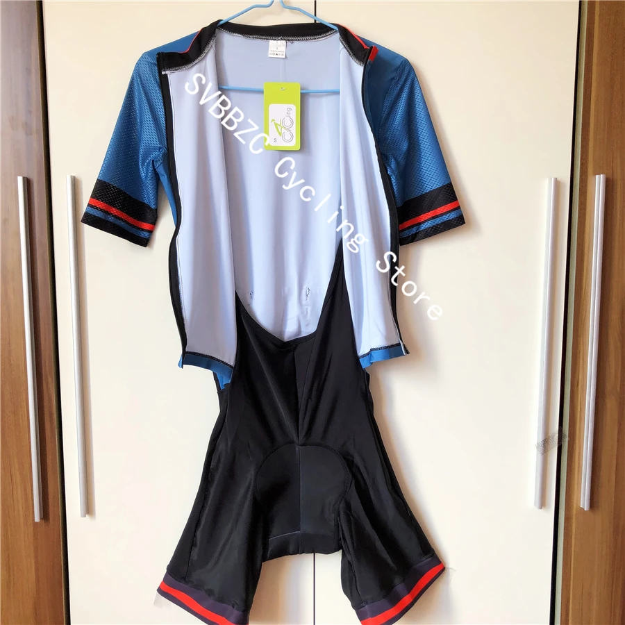 Мужской костюм для велоспорта Триатлон Speedsuit Trisuit все в одном короткий рукав Speedsuit Maillot Ciclismo комплект одежды
