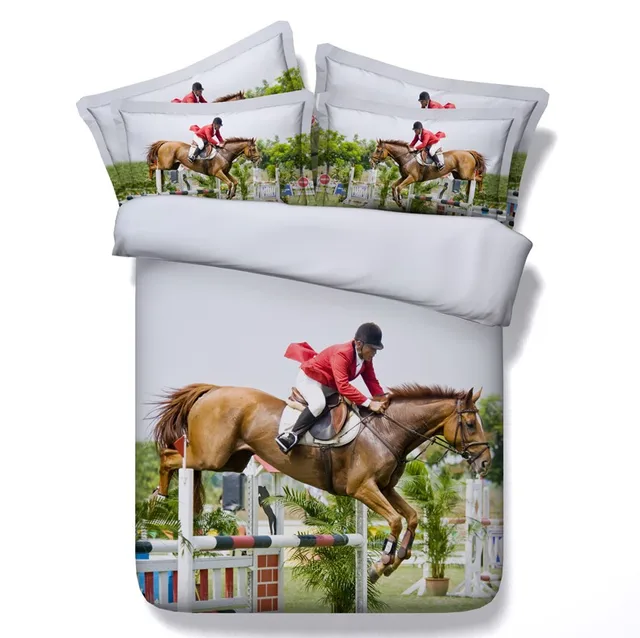 Horse Comforter Bedding Set Horses Design Queen Size Duvet Horse Comforter Bedding Set Horses Design Queen Size Duvet Cover Bed Sheet Quilt Doona Bedset