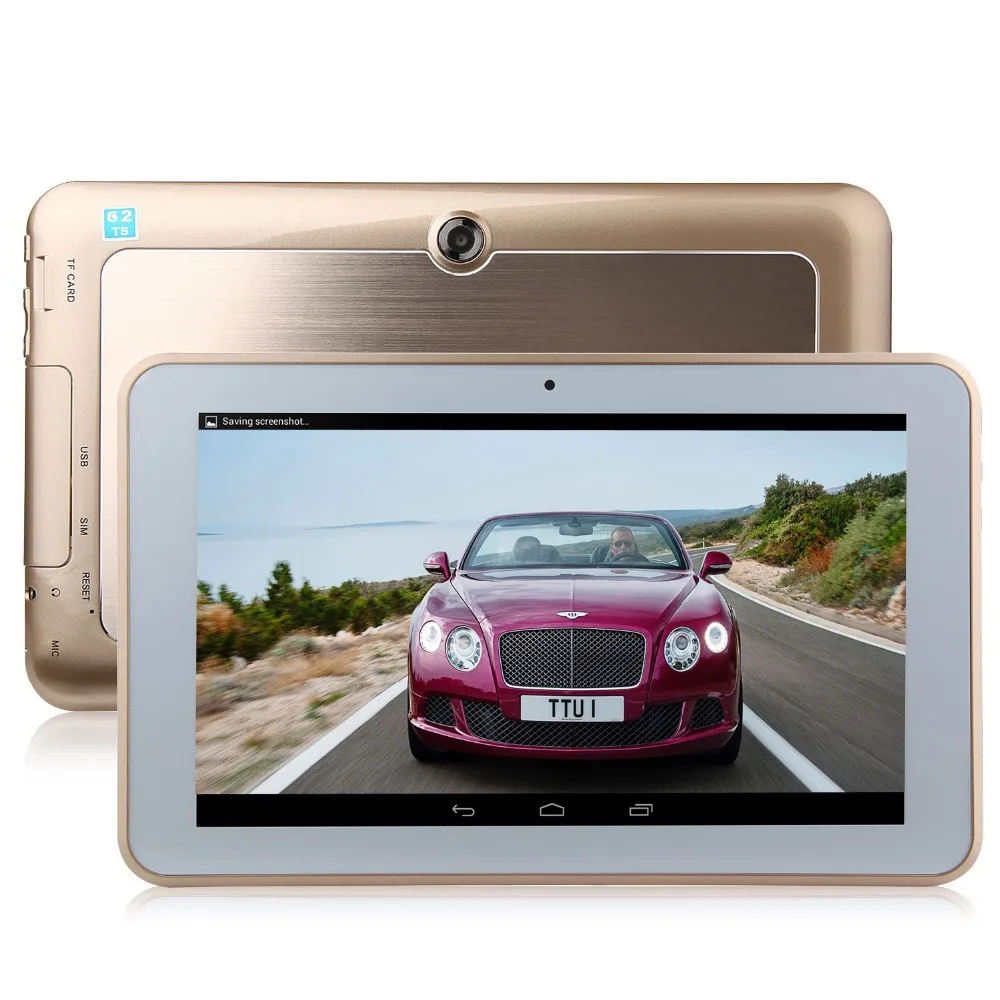 Бесплатная доставка BODA 9 "дюймов Android 4.2 сим-карту 2 г Планшеты PC Dual Core 1.5 ГГц 4 г /512 МБ Комплект MTK GPS GSM Bluetooth телефон Золото