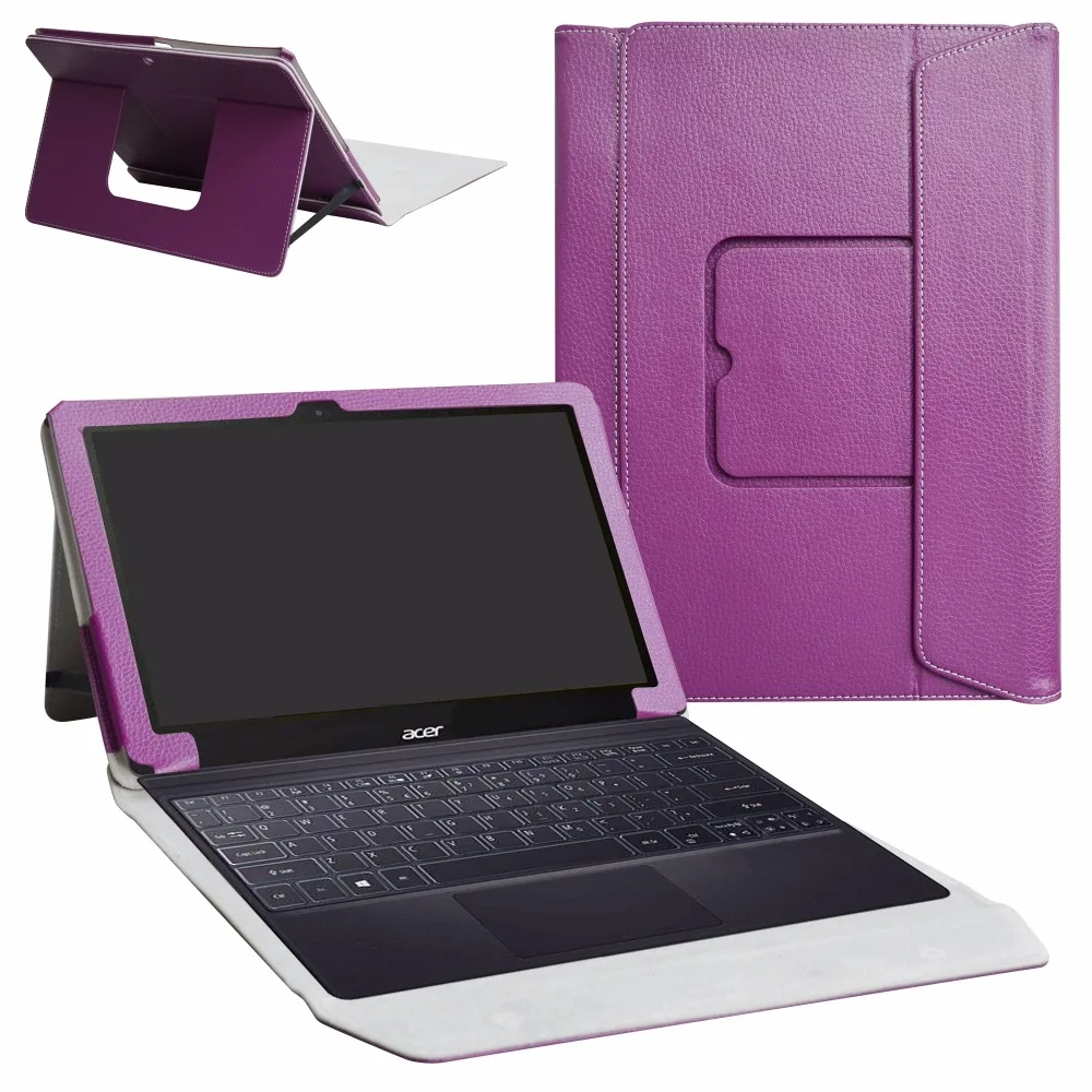 PU кожаный Romovable чехол с подставкой для 11," acer переключатель 3 Windows 10 2 в 1 планшет для ноутбука