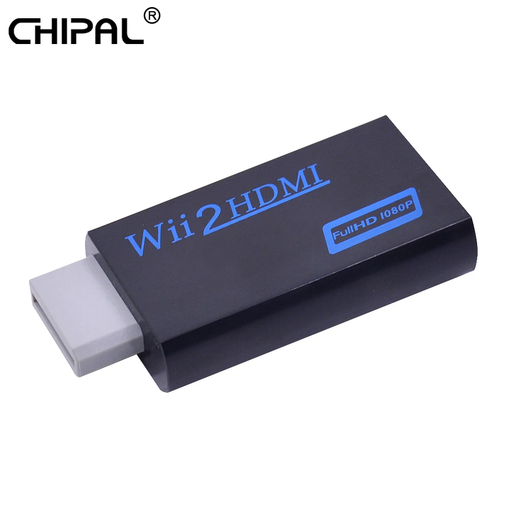 Адаптер CHIPAL Wii 2HDMI с поддержкой Full HD 720P 1080P для к HDMI преобразователю 3 5 мм