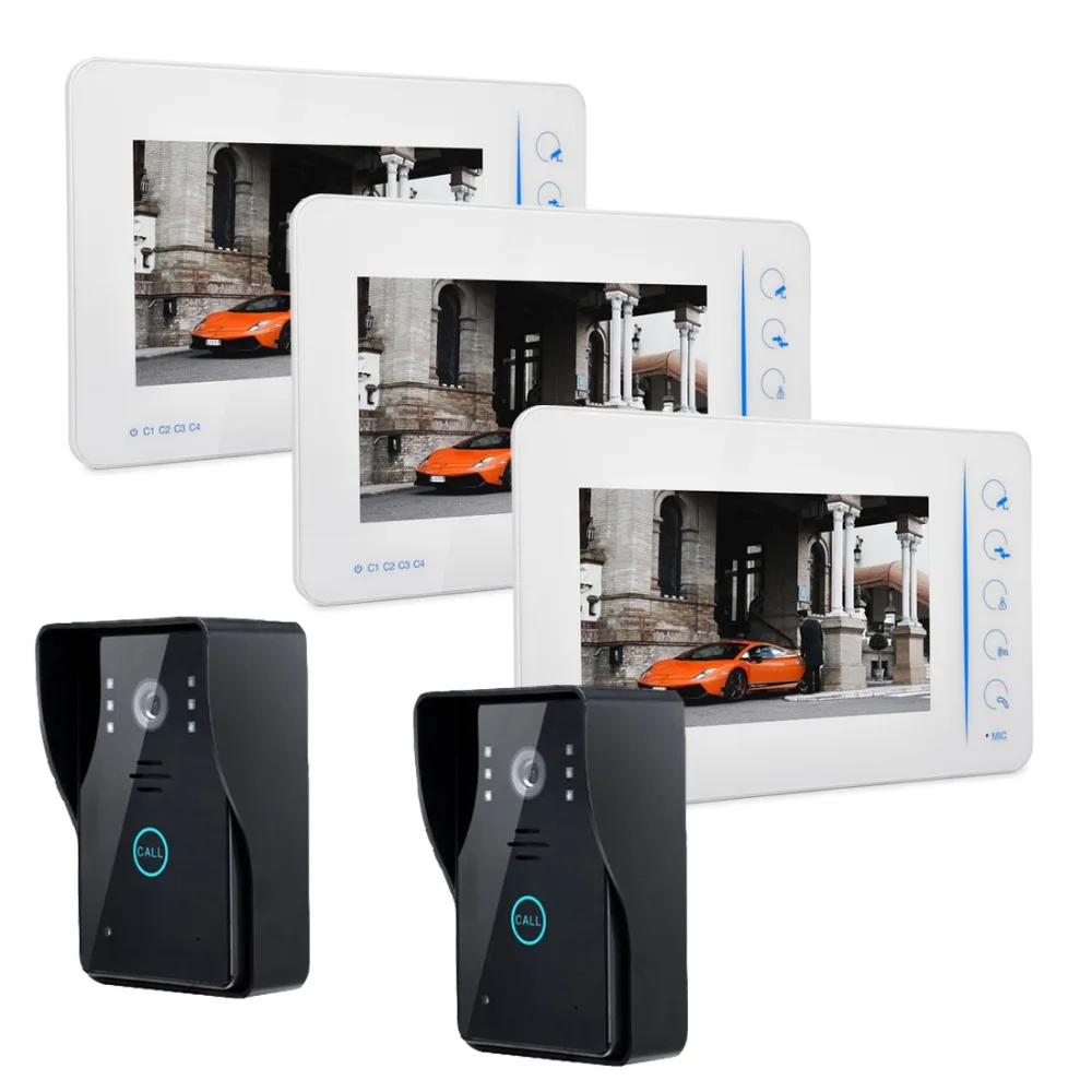 wired video font b door b font phone Doorbell HD font b Camera b font IR