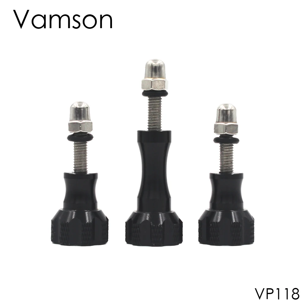 

Vamson Accessories for GoPro7 6 5 Thumb Knob Stainless Aluminum Bolt Nut Screw for Yi 4K for Eken for SJCAM Action Camera VP118
