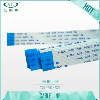 

High Quality 10Pcs/set Printer Parts Scan Line Scanner for Brother 7340 7420 7030 Machine Printer Head Cable