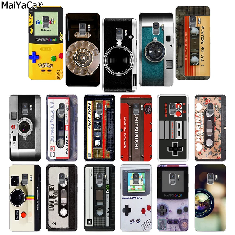 

MaiYaCa Fashion retro mix cassette tape volume Camera camera phone case for samsung galaxy S4 5 6 7Edge 8 9 s6 edge PLUS 8 9plus