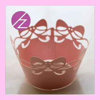 

50pcs/lot wedding gifts for guests baby shower cake topper cupcake wrapper DG-72