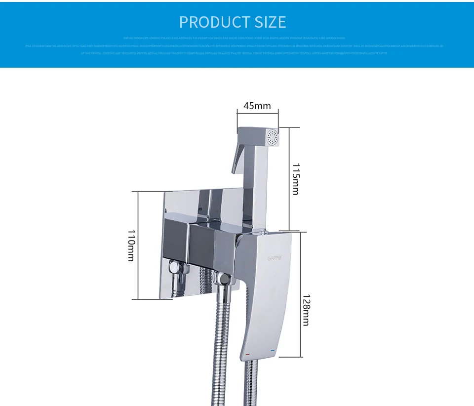 GAPPO биде кран s латунный туалет спрей кран хром мусульманский Душ биде кран Ванная комната биде туалет вода Спрей Ванна Душ