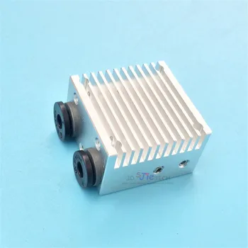 

New 3D Printer parts Multi Color Cyclops/Chimera 2 In 2 Out j-head Titan Aero heatsink heat sink Aluminium Block black /silver