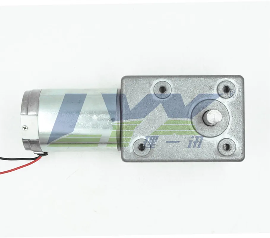 LX44WG 12 V 120 об/мин червячный редуктор двигателя переменного тока, планетарный редуктор мотора, большим вращающим моментом и квадратный самозапирающийся мотор