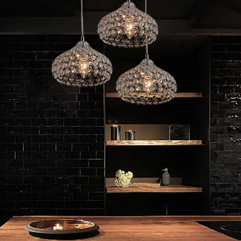 Fashion exquisite crystal Pendant Lights led lamps Bedroom K9 crystal