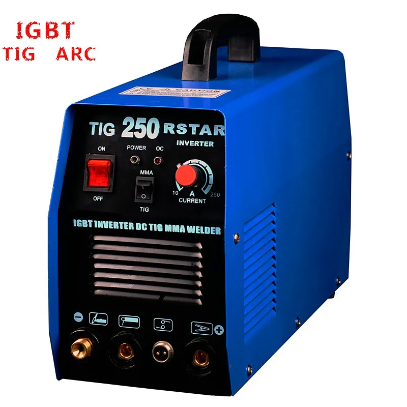 IGBT DC преобразователь TIG MMA 250A сварочный аппарат с бесплатной доставкой
