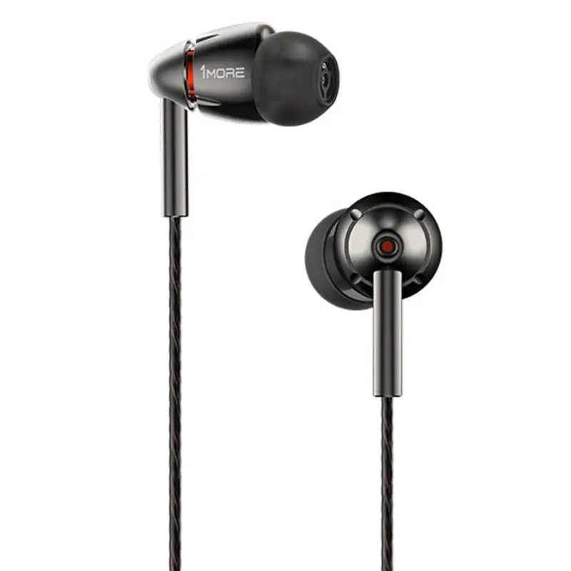 

Xiaomi 1More Quad Driver 1 more quad E1010 Earphone with Microphone Earphones Headphones Hi-Res Hi-Fi Headset for Apple Android