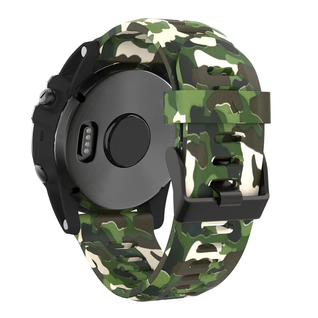 Зеленый Силиконовый ремешок для часов Ремешок для Garmin Fenix 5X/Fenix 5X Plus Fenix 3/3HR Лучшая цена браслет ремешок на запястье Смарт-часы - Цвет: Зеленый