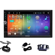 Capacitive screen Car Stereo Android 6.0 automotive 2Din Navigation Vehicle GPS Unit Radio/1080P Videol/WiFi/USB/SD+Dual Camera