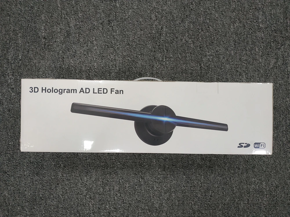 AUSIDA 42CM WiFi Control 3D Hologram Fan,higher Resolution 640P HD 3D led fan advertising holographic display LOGO projector AUSIDA 42CM WiFi Control 3D Hologram Fan,higher Resolution 640P HD 3D led fan advertising holographic display LOGO projector