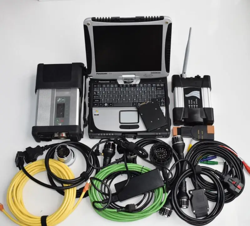  Auto diagnose werkzeug für bmw icom nächsten abc mit wifi software ssd 201912 v in laptop cf19 diag