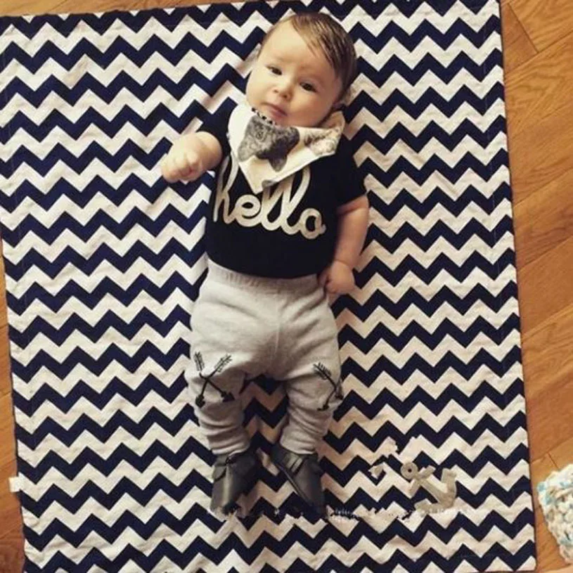 New 2017 autumn baby boys girls clothes newborn cotton letter printed tops + pants kids 2pcs infant suit baby clothing sets