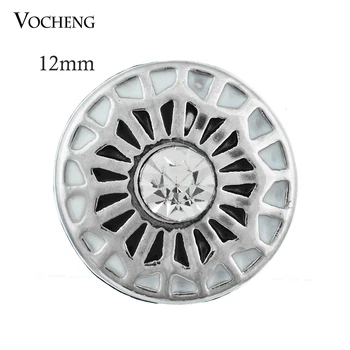 

10PCS/Lot Vocheng Snap Charms Jewelry Small 12mm Metal Button Vn-369*10