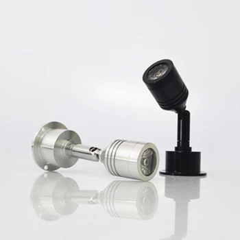 

3W Led recessed cabinet mini spot light 110V 220v downlight 12v dc jewelry show Include Led Driver 4000K Ceiling light lamp