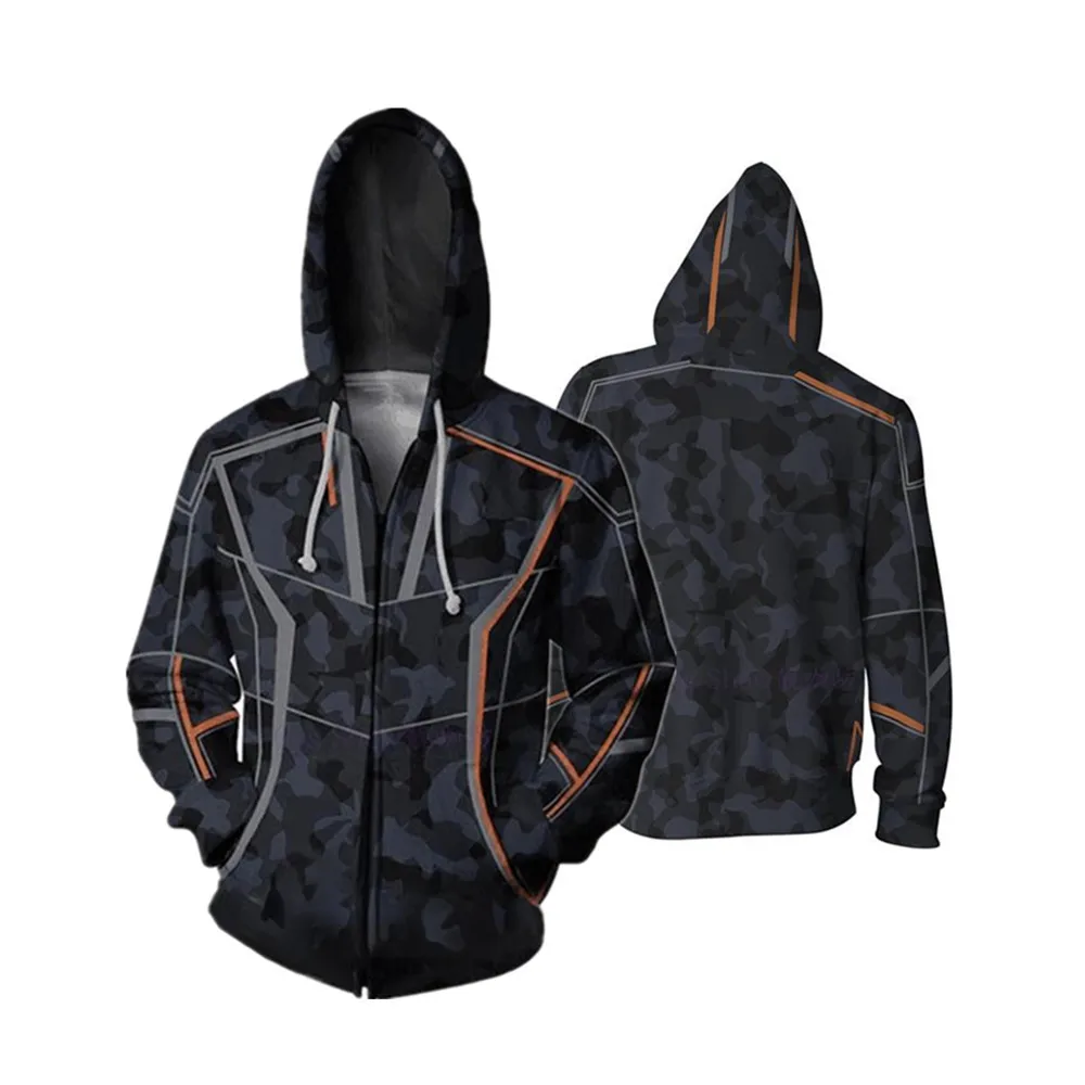 

Avengers Infinity War Tony Stark Full Zip Hoodies Pullover Coat Jacket Jumper Sweatshirt