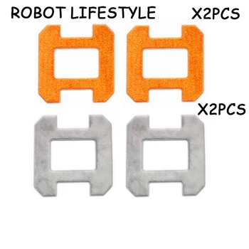 

Window Cleaning Robot Fiber Mop Cloths 4pcs For Window Cleaning Vacuum Robot X6 Vacuum Cleaner Parts