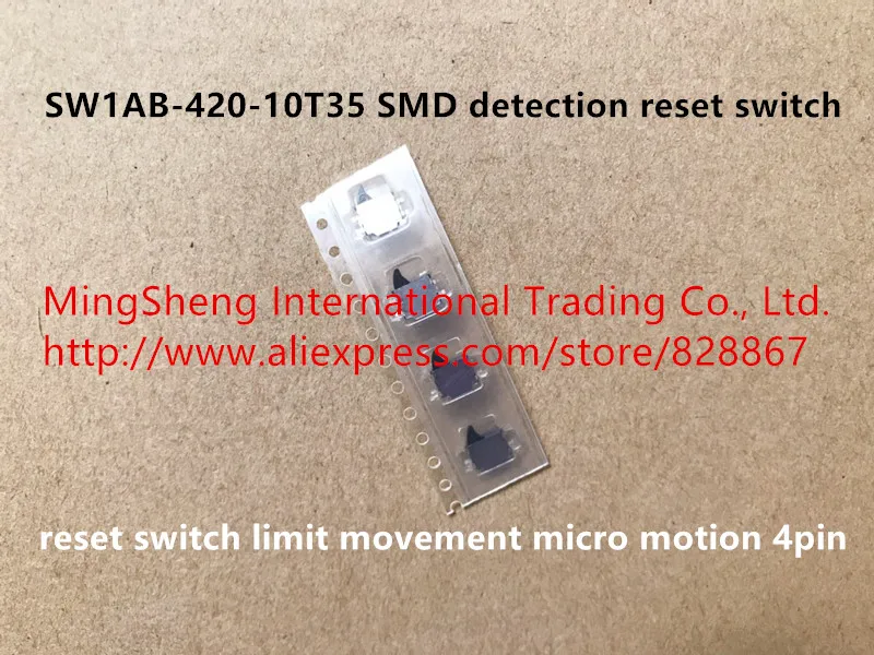 

Original new 100% Japan import SW1AB-420-10T35 SMD detection reset switch limit movement micro motion 4pin