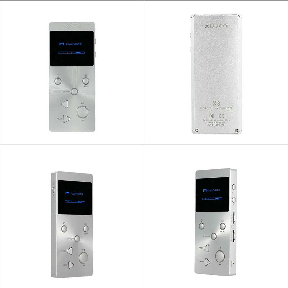 XDUOO X3 Профессиональный без потерь Hifi аудио MP3 музыкальный плеер с HD OLED экраном Поддержка APE/FLAC/ALAC/WAV/WMA/OGG mp3-плеер