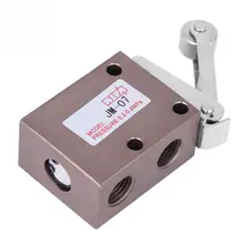 PT 1/4 нить ролик Тип Механическая пневматический клапан 2 Позиция 3 Way