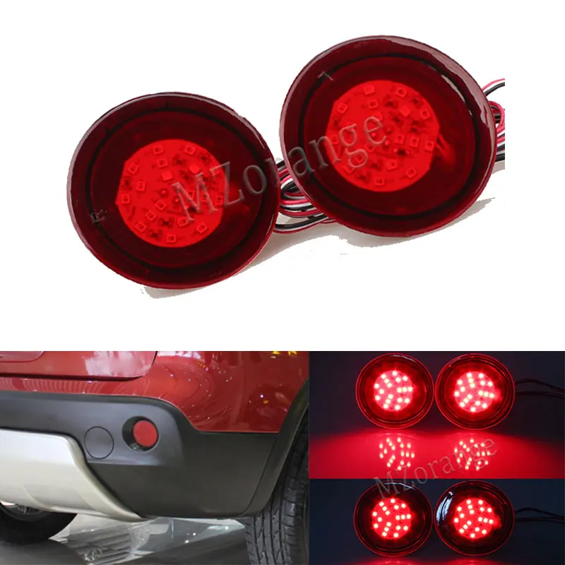 

2PCS LED Tail light for Nissan Qashqai 08-13 Rear Bumper Reflector Light Fog Light Night Running Lamp Parking Warning Stop Brake