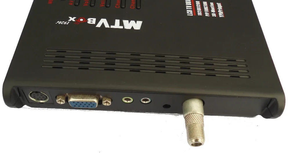 Цифровой M TV LCD Box компьютер VGA S видео аналоговый ТВ приемник тюнер ЖК монитор PAL NTSC