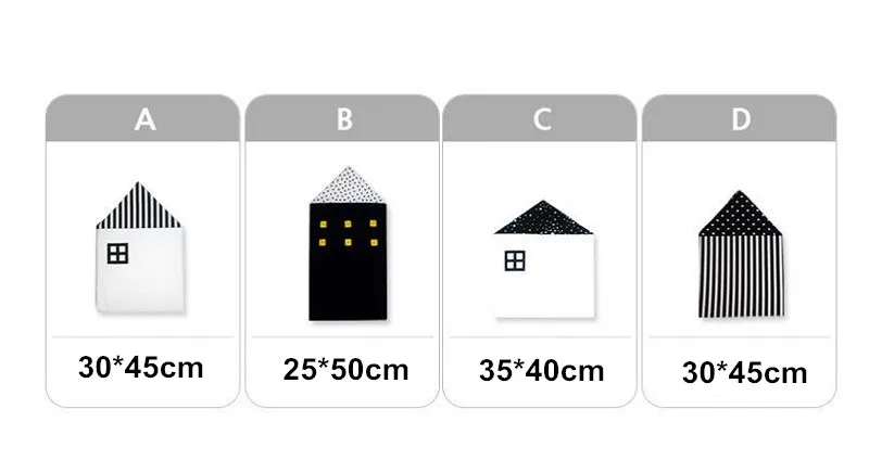 4 шт./компл. мультипликацией крыша дома Форма Детский Комплект постельного белья для детской кроватки Постельное белье номер кровать домашний диван украшения Nordic Стиль реквизит для фотосессии